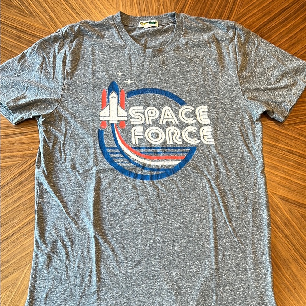 Tipsy Elves Space Force Gray Tee